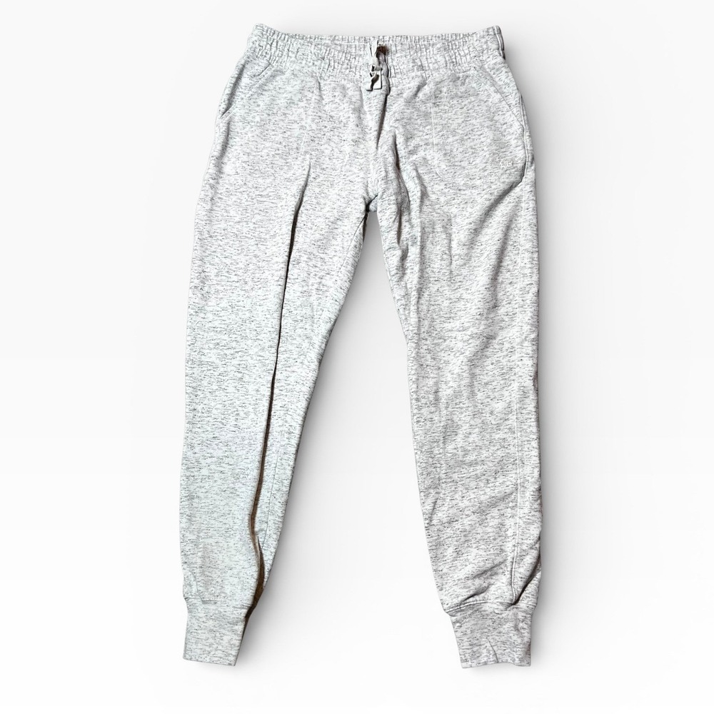 Albion Fit At Ease Joggers Marled Grey White Small Sweatpants Athleisure‎ Yoga
